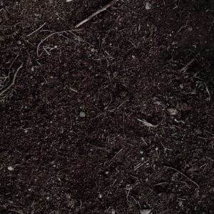 Rich dark organic vermicompost texture